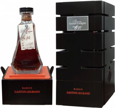 Арманьяк "Baron G. Legrand" 40 ans, Bas Armagnac AOC, in decanter & gift box, 0.7 л