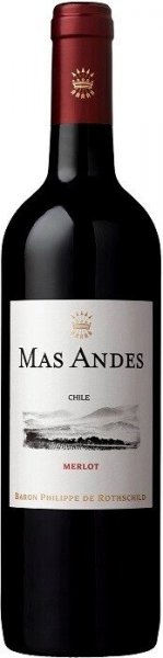 Вино Baron Philippe de Rothschild, "Mas Andes" Merlot, 2021