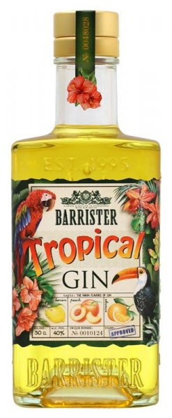 Джин "Barrister" Tropical Gin, 0.7 л