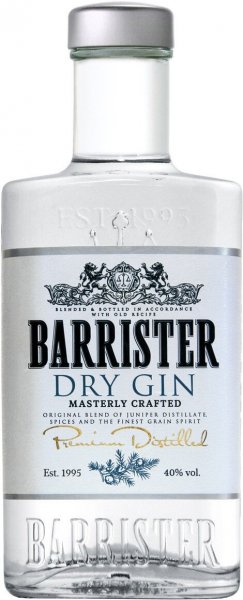 Джин "Barrister" Dry Gin, 375 мл