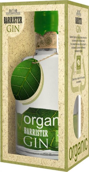 Джин "Barrister" Organic Gin, gift box, 0.7 л