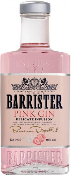 Джин "Barrister" Pink Gin, 375 мл