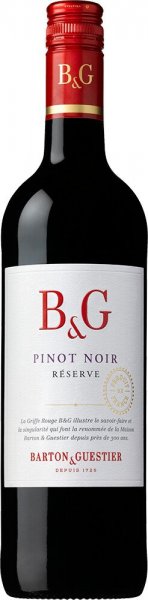 Вино Barton & Guestier, "Reserve" Pinot Noir, Ile de Beaute IGP, 2022