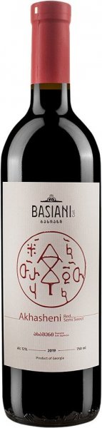 Вино "Basiani" Akhasheni, 2019