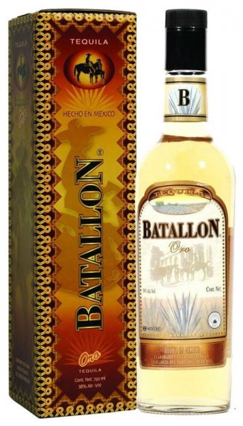 Текила "Batallon" Oro, gift box, 0.75 л