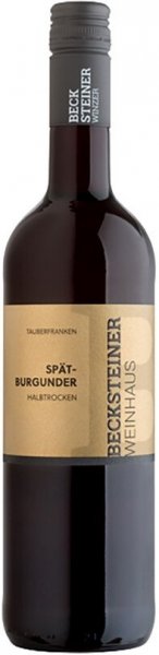 Вино Becksteiner Winzer, "Weinhaus" Spatburgunder halbtrocken, 2020
