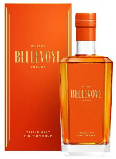 Виски "Bellevoye" Finition Rum, gift box, 0.7 л
