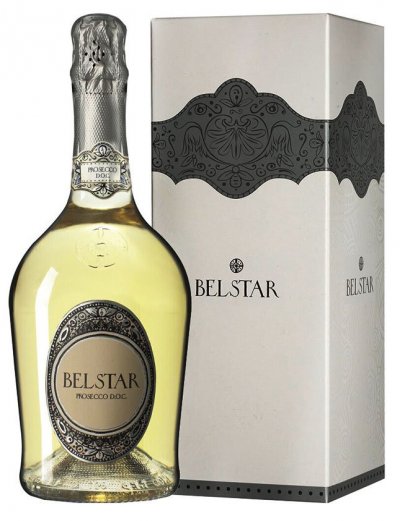 Игристое вино "Belstar" Prosecco DOC Brut, gift box