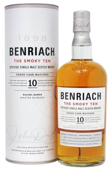 Виски "Benriach" The Smoky Ten, in tube, 0.7 л
