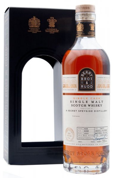 Виски Berry Bros & Rudd A Secret Speyside Distillery 1992, gift box, 0.7 л