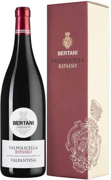 Вино Bertani, Valpolicella Ripasso "Valpantena" DOC, 2020, gift box, 1.5 л