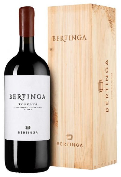 Вино Bertinga, "Bertinga", Toscana IGT, 2016, wooden box, 1.5 л
