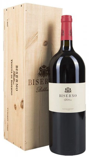 Вино "Biserno", Toscana IGT, 2018, wooden box, 1.5 л