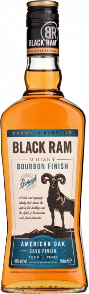 Виски "Black Ram" Bourbon Finish 3 Years Old, 0.5 л