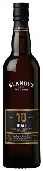 Вино "Blandy's" Bual Medium Rich 10 Years Old, 0.5 л