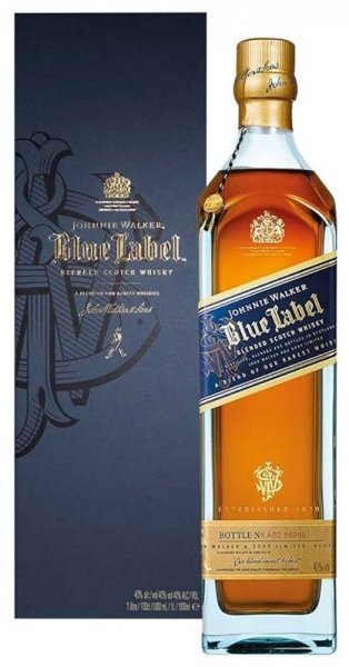 Виски "Blue Label", with box, 0.75 л