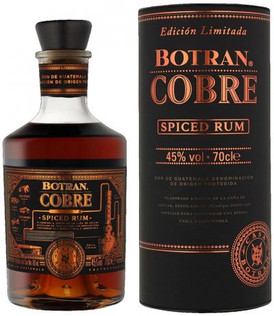 Ром "Botran" Cobre Spiced, gift tube, 0.7 л