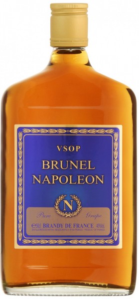 Бренди "Brunel" Napoleon VSOP, flask, 0.5 л
