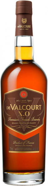 Бренди "De Valcourt" XO, 0.7 л