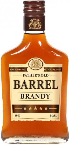 Бренди Father's Old "Barrel" Brandy, 250 мл
