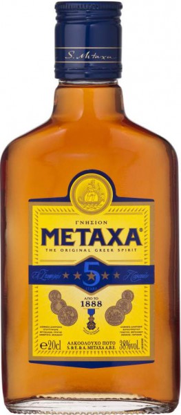 Бренди Metaxa 5*, 0.2 л
