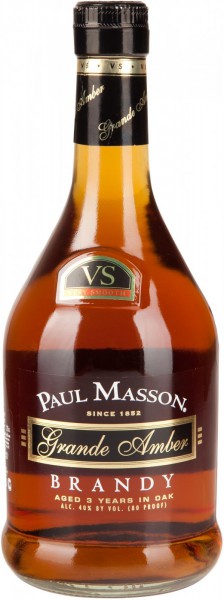 Бренди Paul Masson, "Grande Amber" VS, 0.75 л