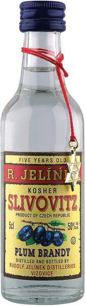 Бренди R. Jelinek, Slivovitz Bila Kosher, 5 Years Old, 50 мл