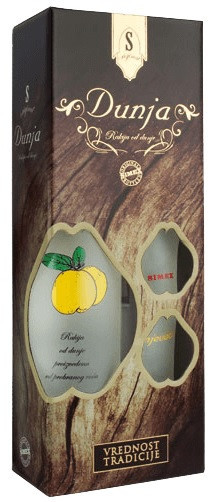 Бренди Simex, "S-Original" Dunja, gift box with 2 glasses, 0.7 л