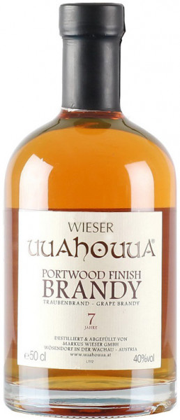 Бренди Wieser, "Uuahouua" Portwood Finish Brandy, 0.5 л