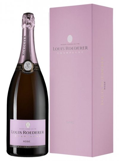 Шампанское Brut Rose AOC, 2012, gift box "Deluxe", 1.5 л