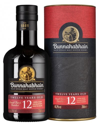 Виски Bunnahabhain aged 12 years, gift box, 200 мл