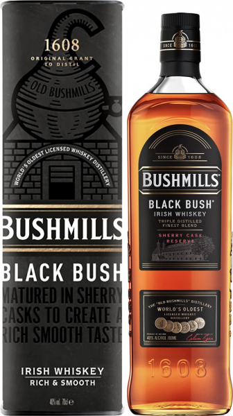 Виски Bushmills, "Black Bush", gift box, 1 л