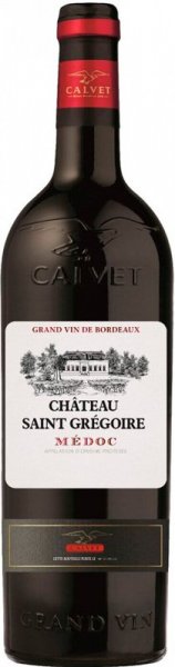 Вино Calvet, "Chateau Saint Gregoire" Medoc AOP, 2022