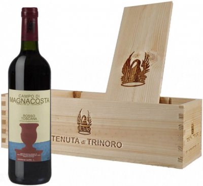 Вино Tenuta di Trinoro, "Campo di Magnacosta", Toscana IGT, 2020, wooden box, 1.5 л
