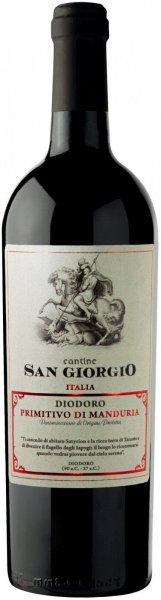 Вино Cantine San Giorgio, "Diodoro" Primitivo di Manduria DOP, 2019