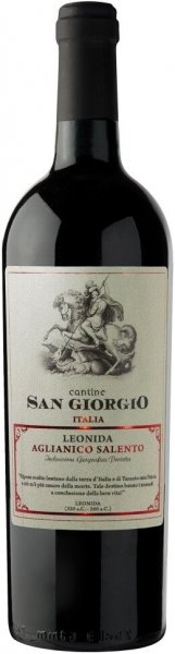 Вино Cantine San Giorgio, "Leonida", Aglianico Salento IGP, 2018