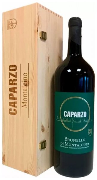 Вино Caparzo, Brunello di Montalcino DOCG, 2018, wooden box, 1.5 л