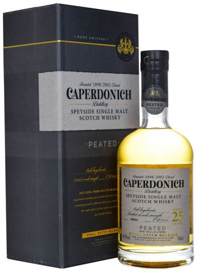 Виски "Caperdonich" Peated 25 Years Old, gift box, 0.7 л