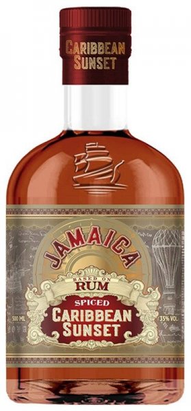 Ром KVKZ, "Caribbean Sunset" Spiced based on Jamaican Rum, 0.5 л