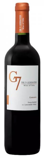 Вино Vina Carta Vieja, "G7" Carmenere, Valley del Loncomilla DO, 2021