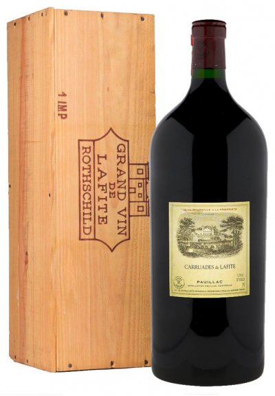 Вино "Carruades de Lafite", Pauillac AOC, 2017, wooden box, 3 л