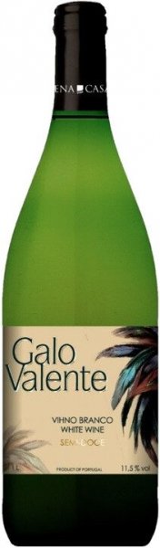 Вино Casa Da Fonte Pequena, "Galo Valente" Branco Semi-Doce, 1 л