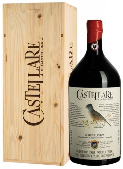 Вино Castellare di Castellina, Chianti Classico DOCG, 2021, wooden box, 3 л