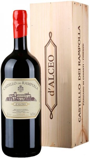 Вино Castello dei Rampolla, "d'Alceo", Toscana IGT, 2018, wooden box, 1.5 л