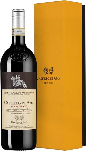 Вино Castello di Ama, "San Lorenzo" Chianti Classico Gran Selezione DOCG, 2017, gift box