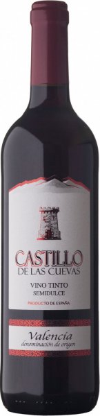 Вино "Castillo de Las Cuevas" Tinto Semidulce, Valencia DO