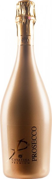 Игристое вино "Cavatina" Prosecco DOC Brut, gold bottle