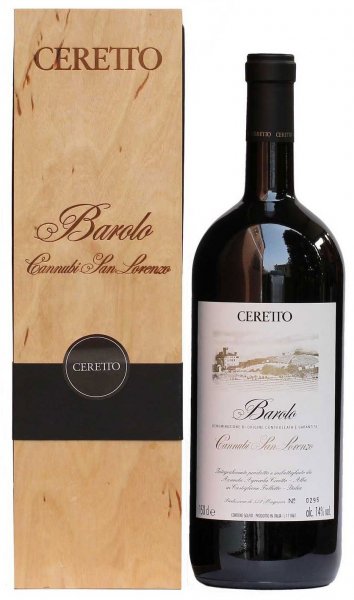 Вино Ceretto, Barolo "Cannubi San Lorenzo", 2009, gift box, 1.5 л