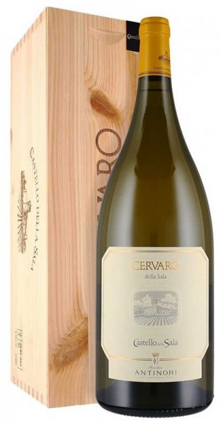 Вино "Cervaro della Sala", Umbria IGT, 2020, wooden box, 1.5 л