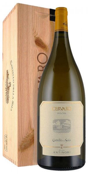 Вино "Cervaro della Sala", Umbria IGT, 2021, wooden box, 1.5 л